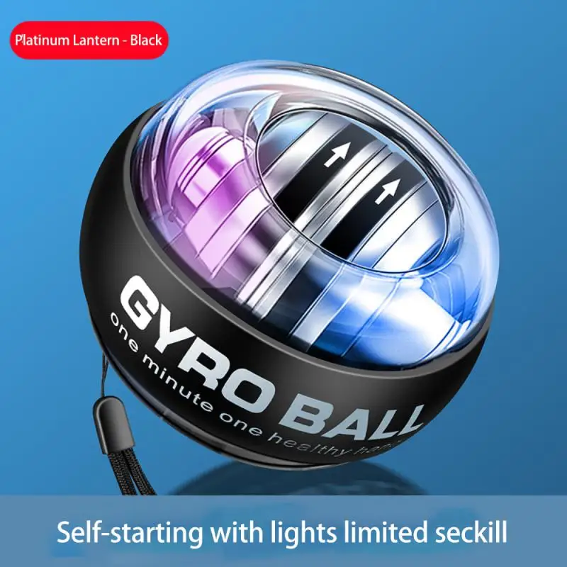 

Wrist Trainer Ball Gyro Power Hand Ball Muscle Relax Arm Wrist Force Trainer Forearm Fitness Exerciser Power Hand Training Ball
