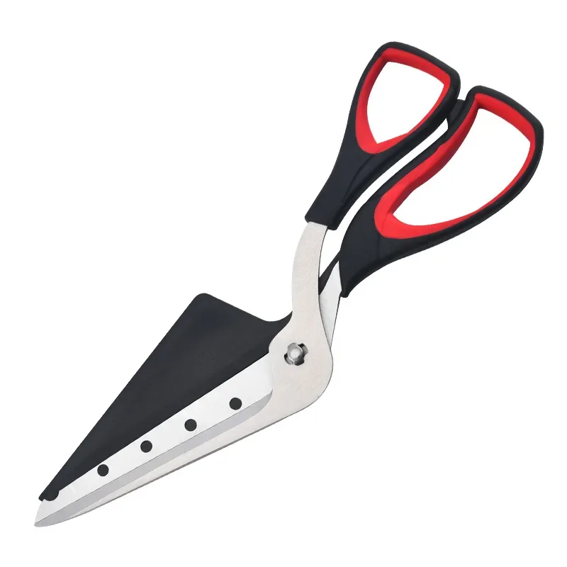 Description Picture 5 of itemProfessional Pizza Scissors Detachable Sharp Stainless Steel Blade Pizza Cutter Scissors Easy Cutting Pizza Spatula Slicer Tools
