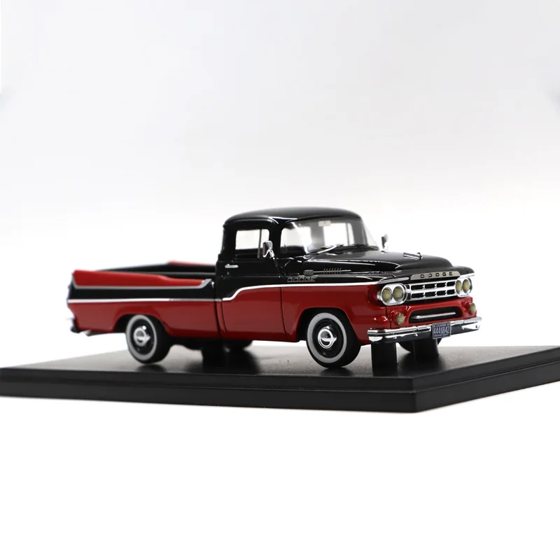 

Resin 1:43 Scale D100 Sweptside Pickup Car Model Red For Adult Classic Collection Gift Display Souvenir Ornamen