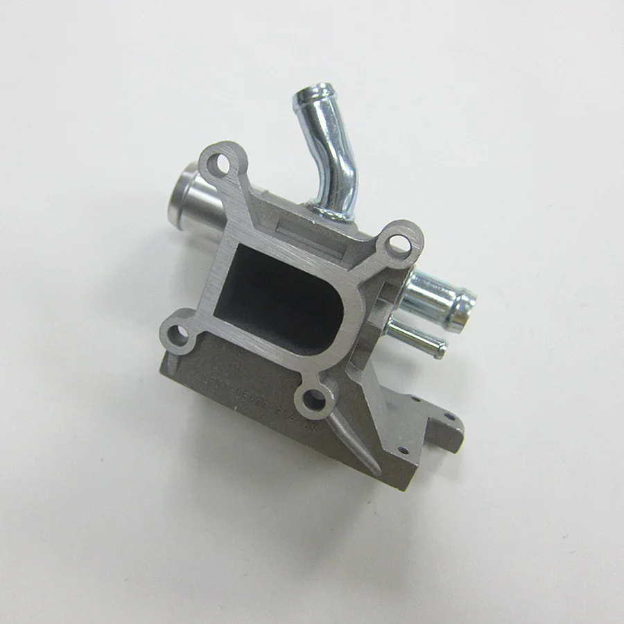 Car Cooling System Aluminium Type Water Outlet for Mazda 3 2.0 2005-2013 Mazda 6 2005-2012 CX7 8 flange engine cooling kit