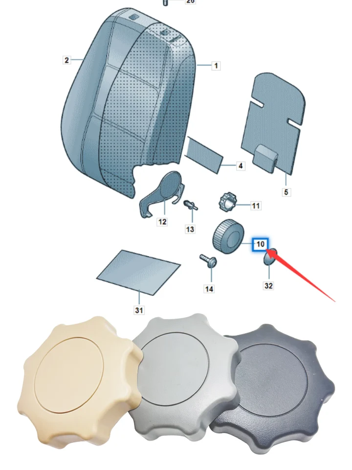 Manopole di regolazione GN 957.1 (MDX.) | Ganter