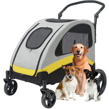 Dog Stroller Ultra-large 4 Wheels 1
