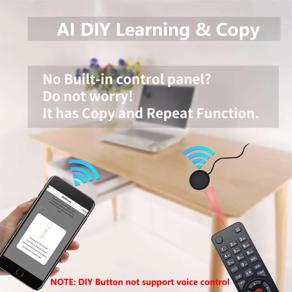 Tuya Wifi IR Remote Control Smart Wireless Remote Infrared Control For Home TV DVD Air Condition Works With Alexa Google Home