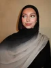 New Ombre Hijab Kopftuch New Islamic Woman Printed Viscose Shawl Cotton Scarf Muslim Women Print kopftucher Hijabs Scarves