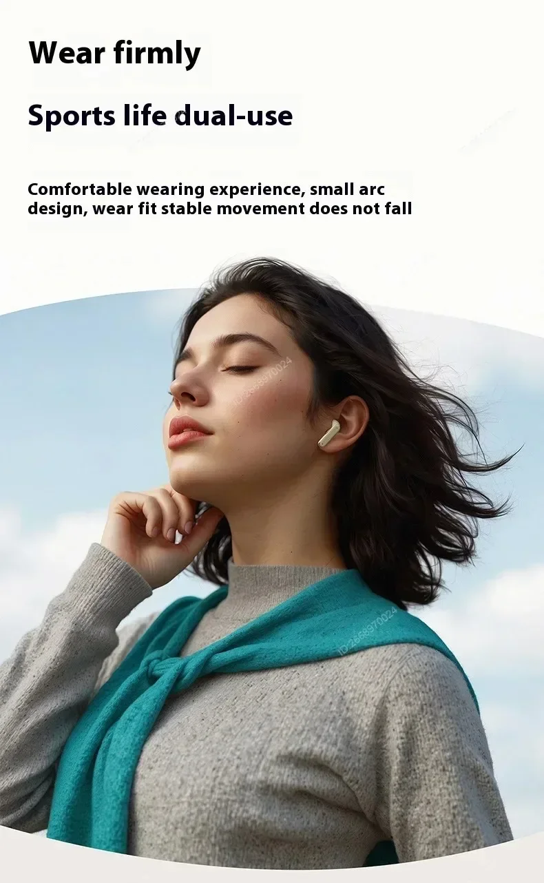 In-ear Bluetooth Earbuds With Leather Texture And Touch Control_voghion.com