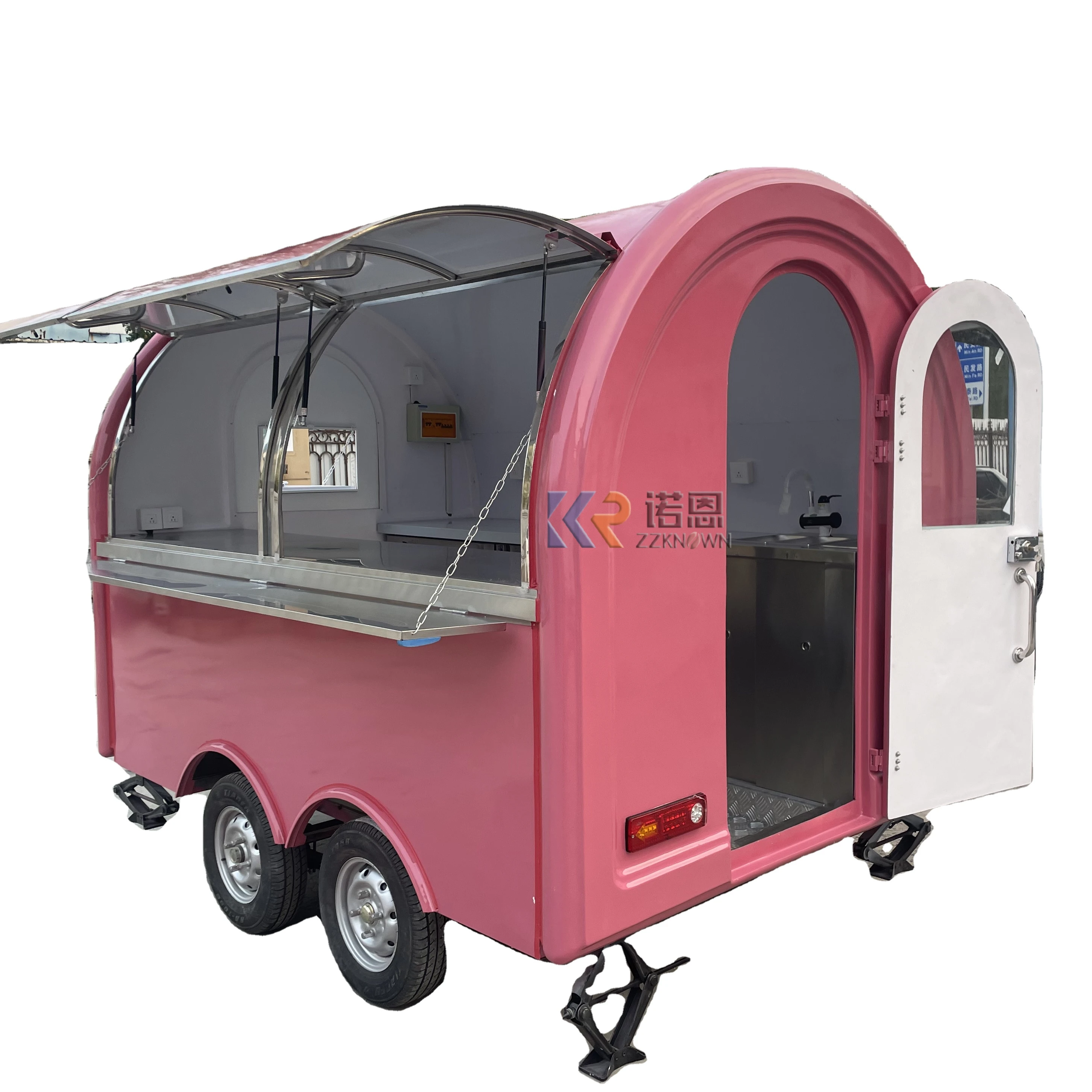 2023 DOT Designed Mobile Food Truck Trailer For Sale Fryer Chicken Fast Food Cart Best Selling CE Approved custom aluminum foil lined paper bag for chicken fast food packaging hot food