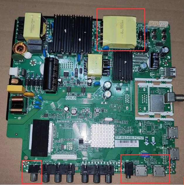 Original Tp. Ms3458.pc757 4k Mainboard U180922000a00017 na Minha Mão