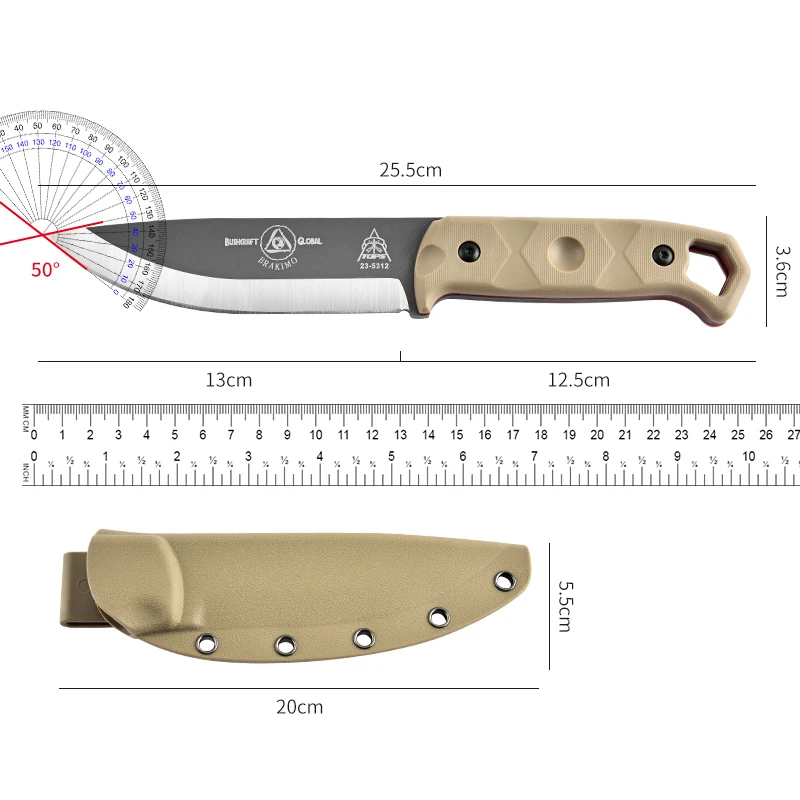 Tops High Quality Steel Hunting Knife 4