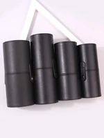 High Quality PU Leather Makeup Brush Bucket Multiple Sizes Large Capacity Storage Bucket Dresser Desktop Organizer Storage Box 4