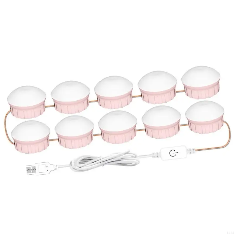 New Mirror Lights Set LED Bulbs Makeup Lighting Energy Efficient Plastic Texture for Makeup Artists and Beauty Enthusiasts