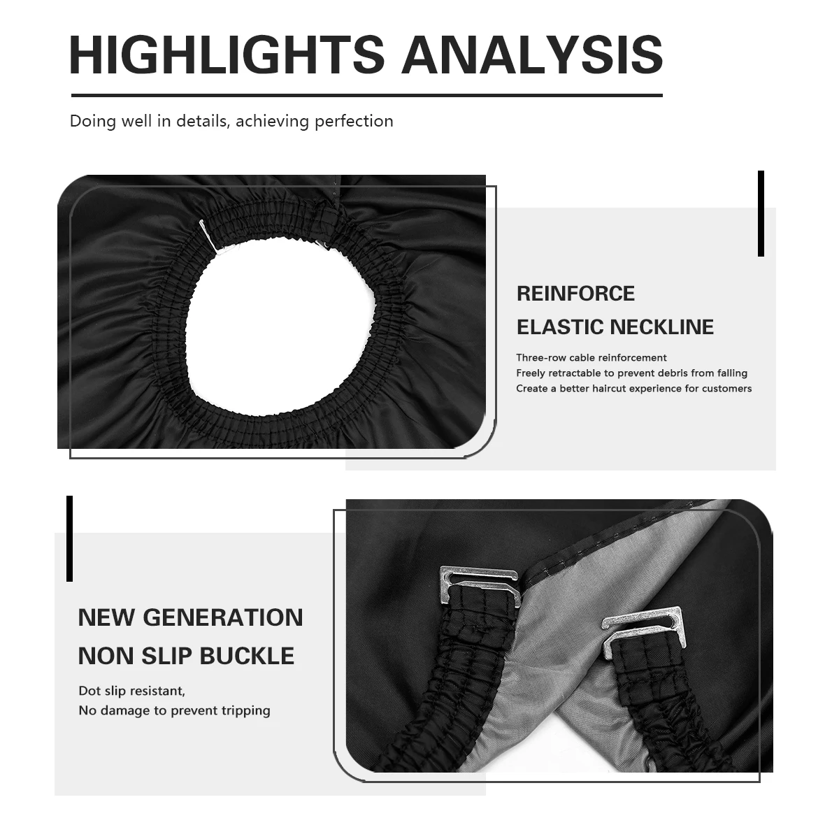 Barbershop Hairdresser Aprons Waterproof Haircut Capes Barbershop Anti-static Aprons Shawls Barber Salon Styling Tools