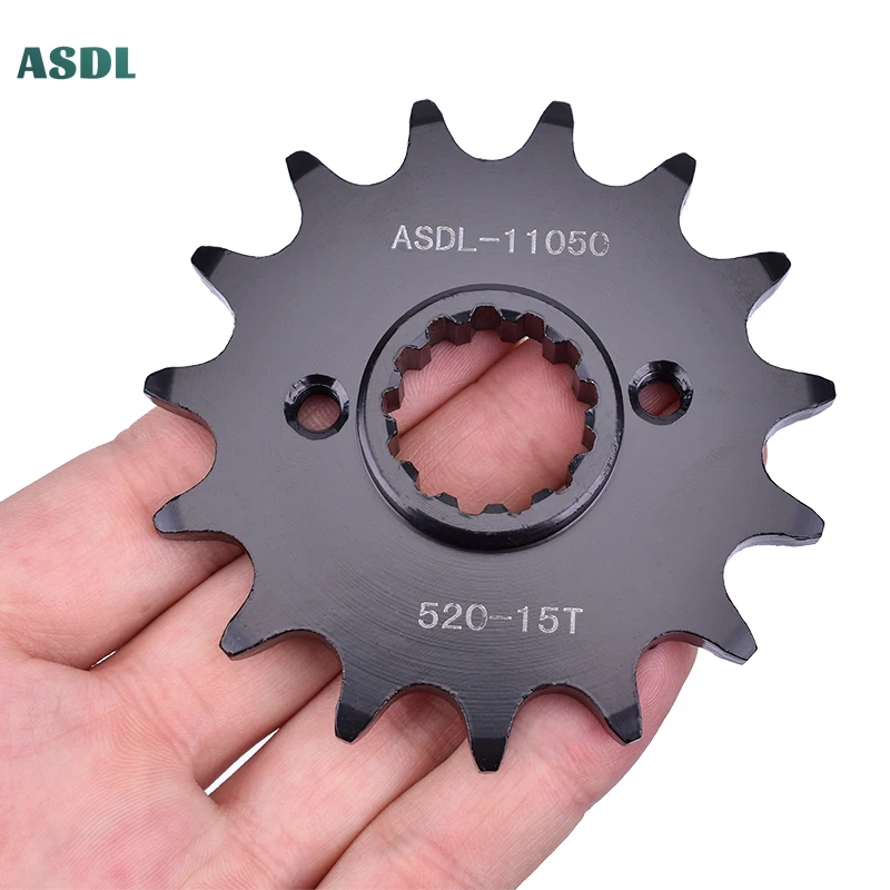 520 15T 15 Tooth Motorcycle Front Sprocket Gear Wheel For For Yamaha Road XT660 XT660X Super Motard 660 1D2 10S XT 660 X 04-15