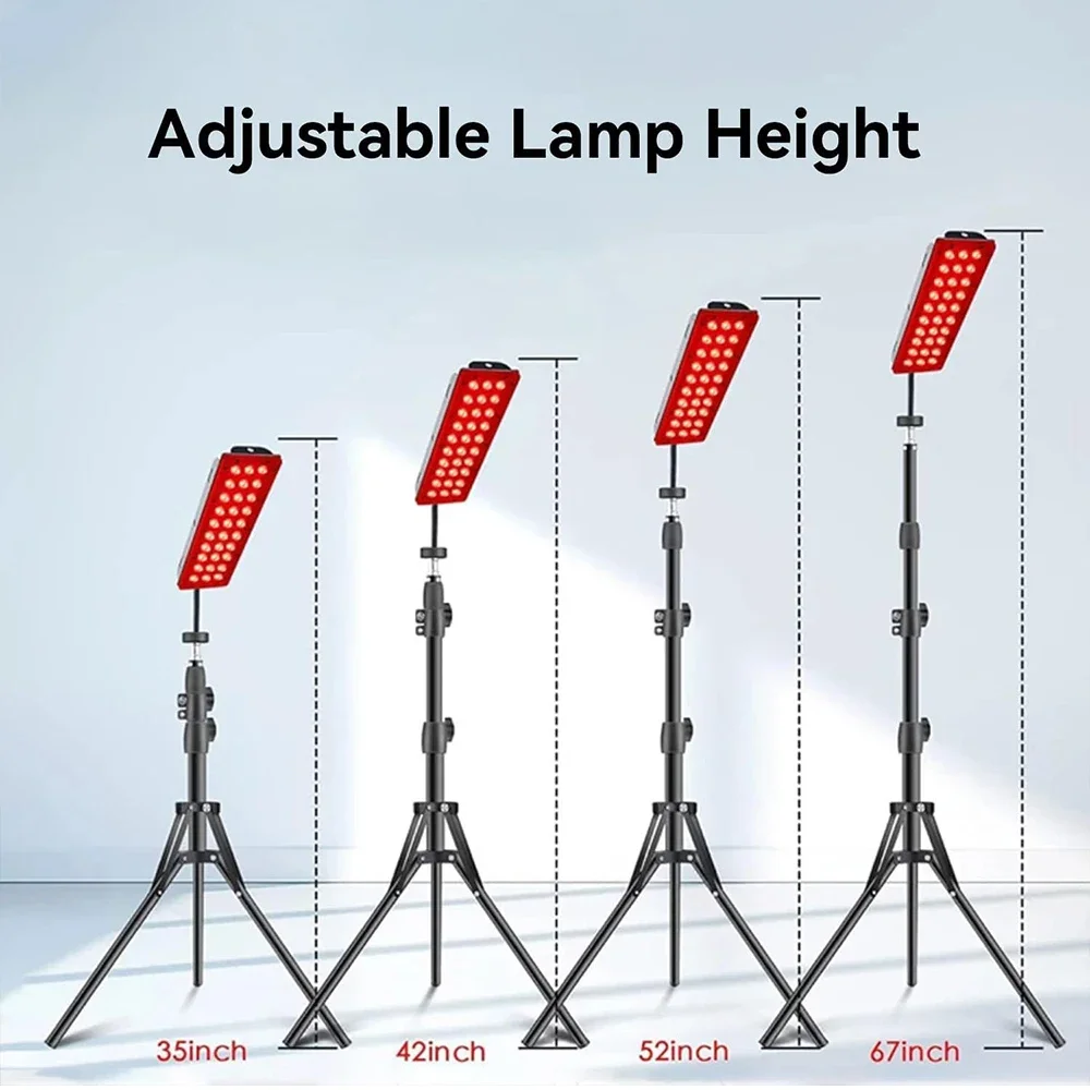 LED Red Light Therapy Lamp LED Infrared Light Therapy 660nm&850nm Near Infrared Device Full Body Pain Relief Skin Care