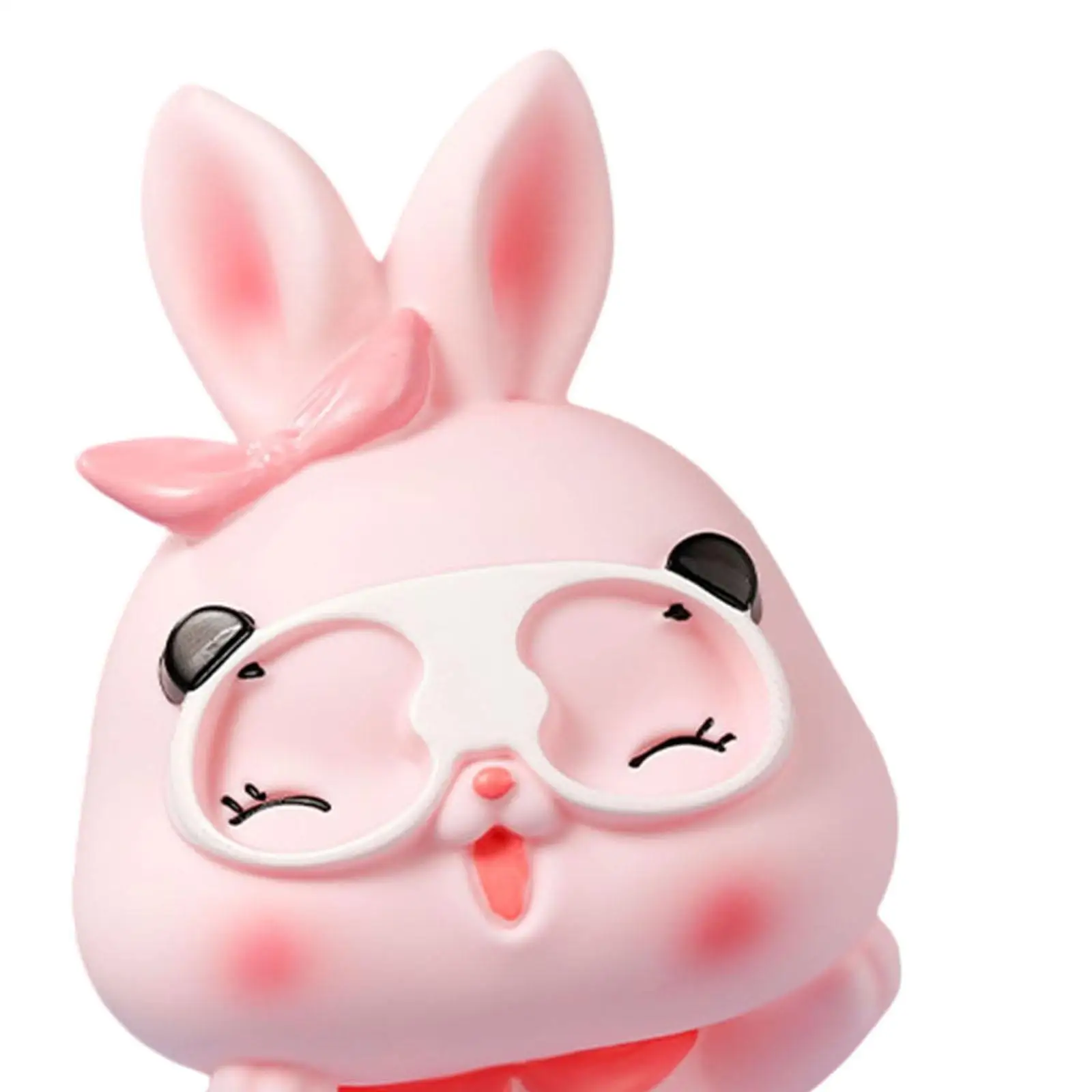 토끼 돼지 저금통 생일 선물 공예품, 거실 사무실 어린이용 장식품
