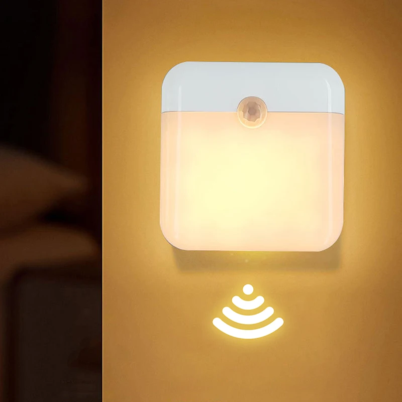 LED Cabinet Lights Smart Human Body Sensor Night Lights Emergency Automatic Lighting USB Charging Wireless Magentic Suction