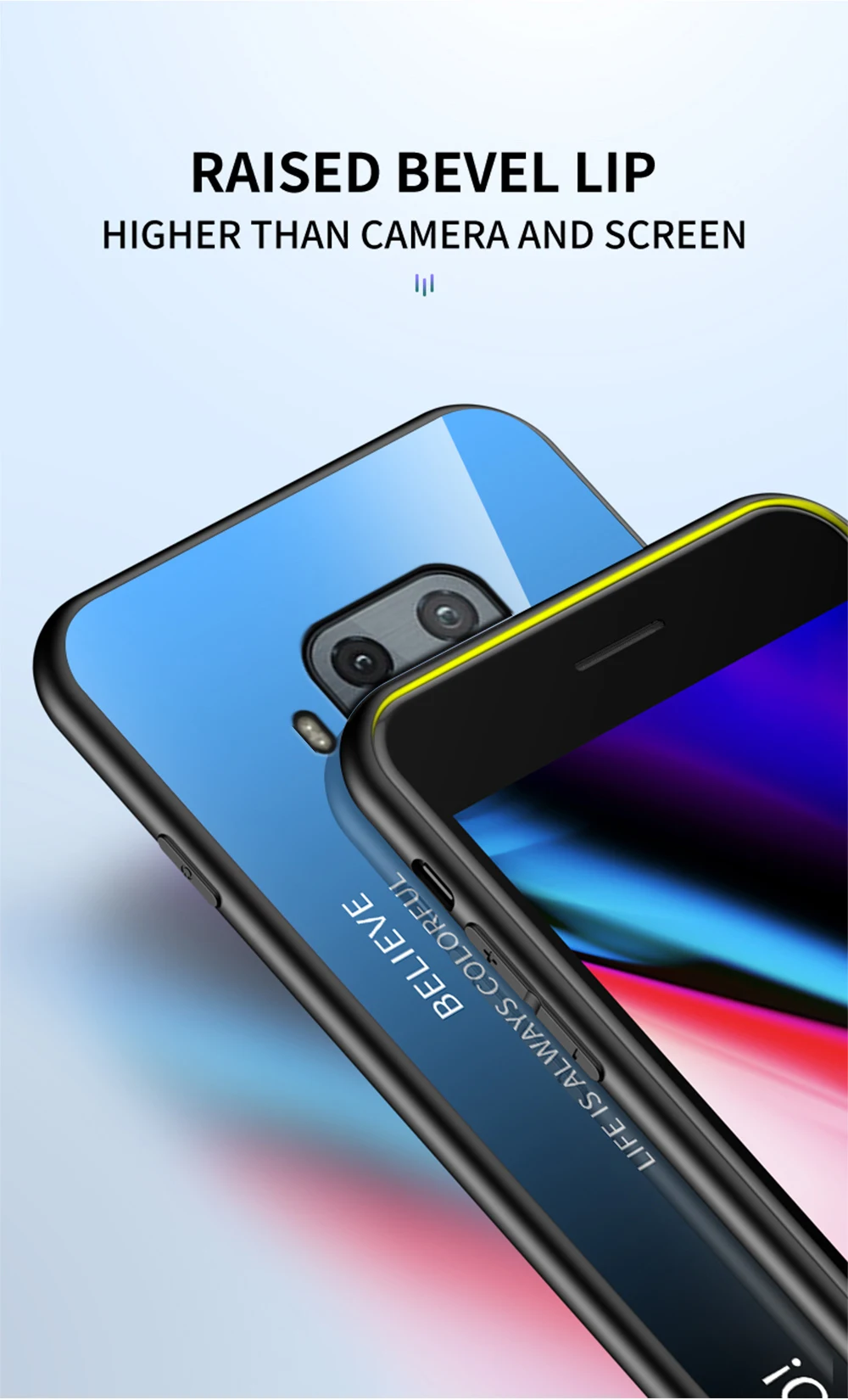 for Moto One Zoom Glass Case DECLAREYAO Luxury Hard Mirror Tempered Glass Coque For Moto G7 Power G7Play G5S Puls G6 Plu_voghion.com