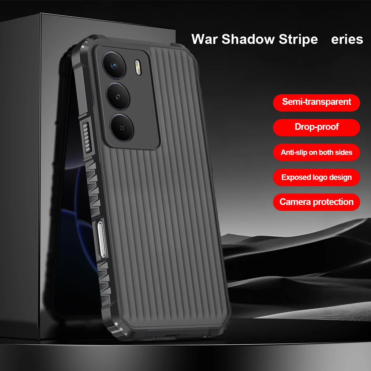 Armor Shockproof Phone Case - Hard Back Protective Cover