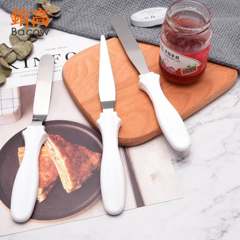 Raschietto per torta Set più liscio bordo modellato Smoothe