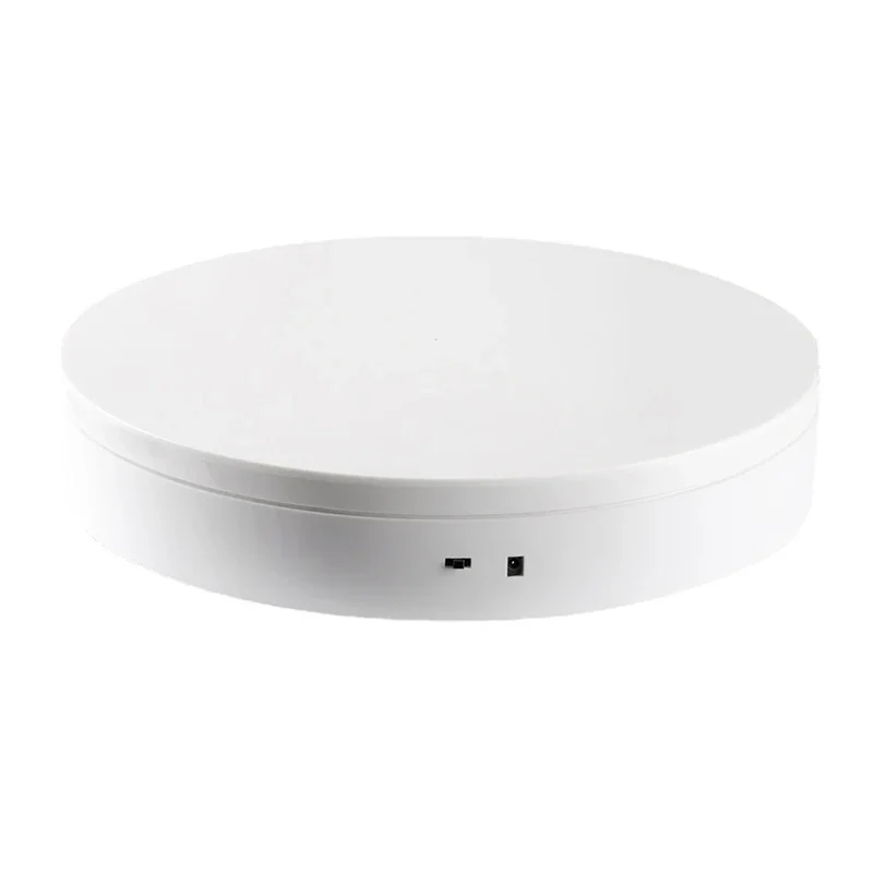 Rotating Display Stand Rotating Turntable Plate 3 in 1 Electric Turntable 360&deg;Rotating Display Photography Turntable USB Charging Display Stand Swivel Plates for Video Shooting
