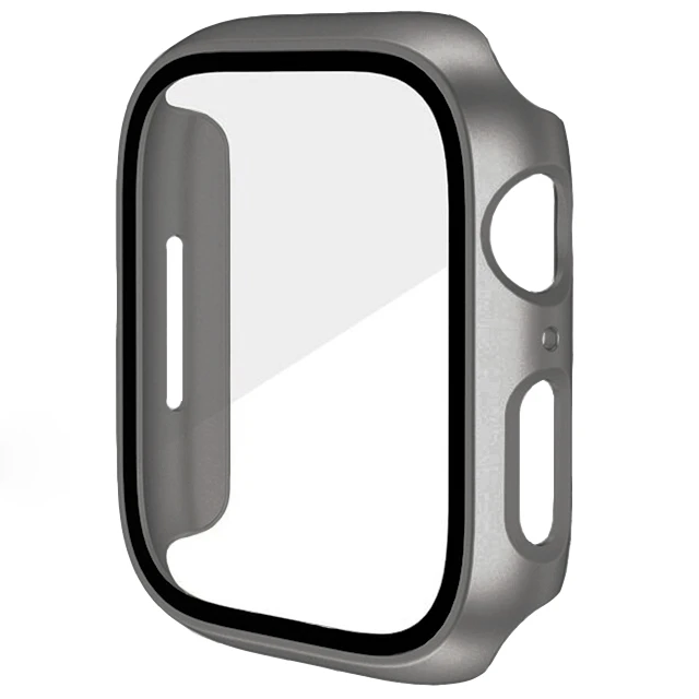Ultimate Tempered Glass Screen Protector Case for Apple Watch – Rugged Full Coverage Guard