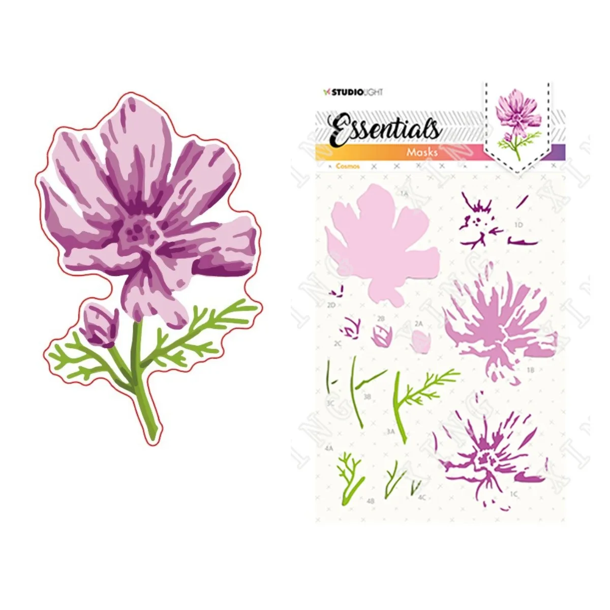 2022 Floral Patterns Anemone Dahlia Magnolia Layering Stencils Diy Painting Paper Scrapbooking Coloring Kids Fun Drawing Molds