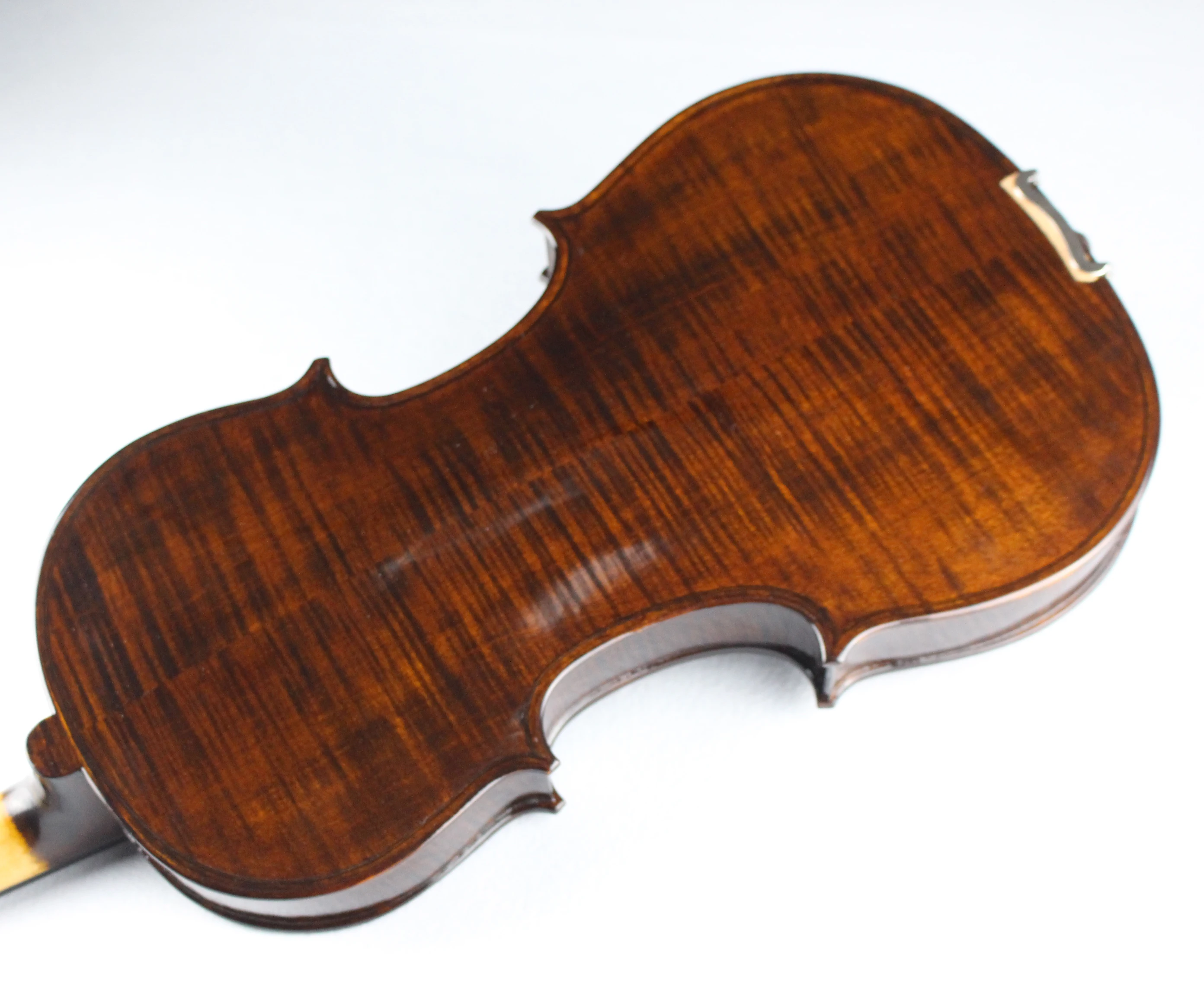 4/4 Flamed Violin! Dark Color 4/4 скрипка One Listed!! 바이올린 كمان Good Flamed Free Case and Bow