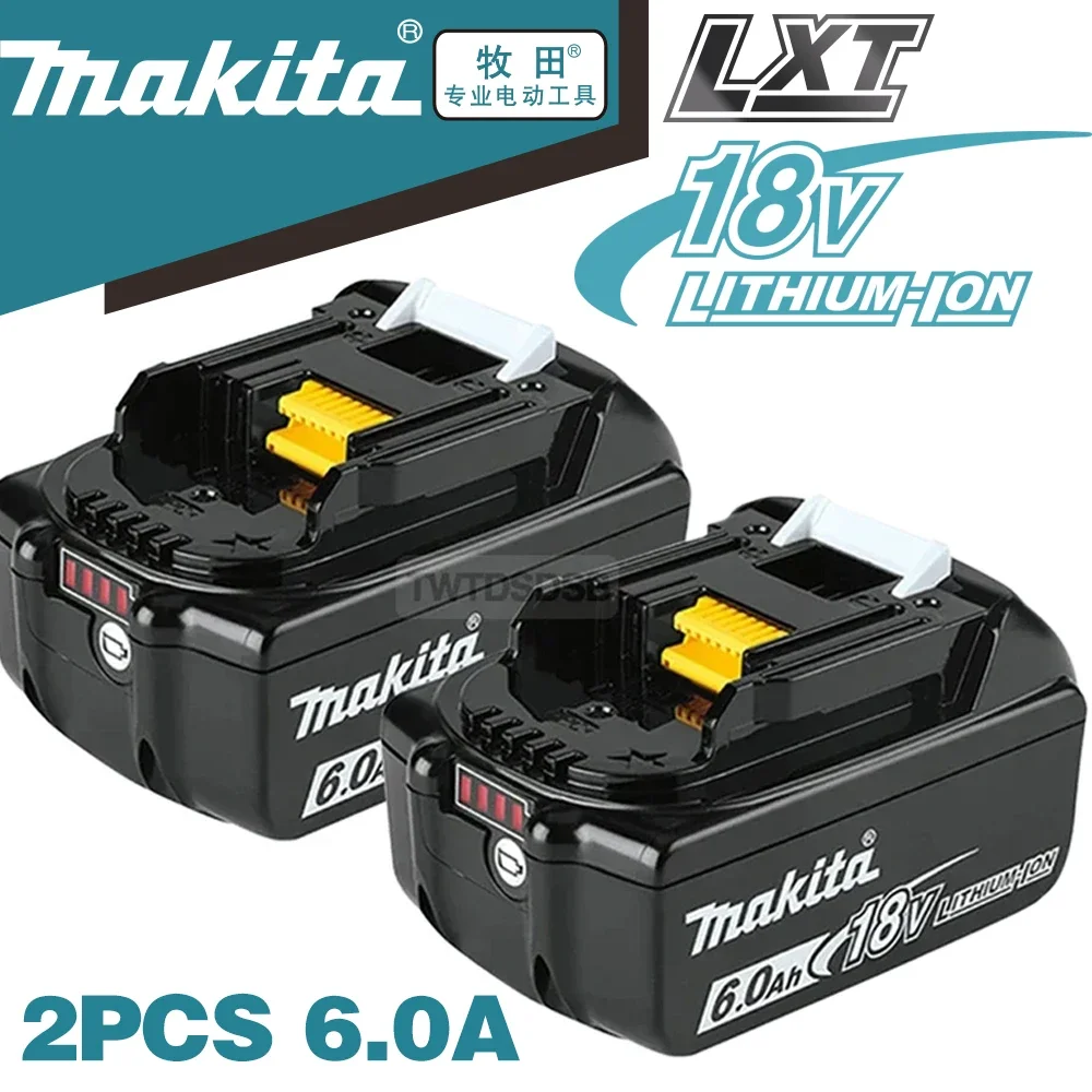100% Original Makita 18V Battery BL1830B BL1850B BL1850 BL1840 BL1860 BL1815 Replacement Lithium Battery 6Ah/5Ah/3Ah for Makita power tool battery,rechargeable lithium batteries