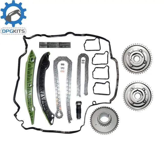 Engine Camshaft Adjuster Gears & Timing Chain Kit 2710501400 2710503347 2710503447 For Mercedes W203 W204 C200 E250 M271 SLK250 1