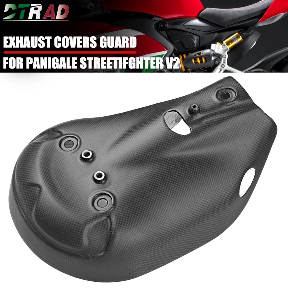 For DUCATI Panigale V2 Streetfighter V2 2020-2023 Carbon Fiber Exhuast  Cover Protection Heat Shield Motorcycle Panigale 959 1299 - AliExpress