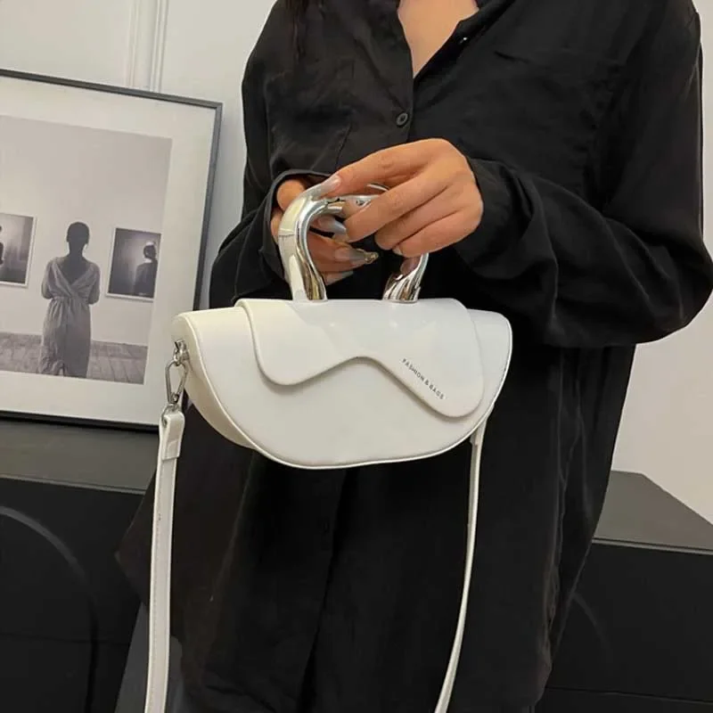 Sewing Thread Solid Soft Shoulder Bags Fashion 2026 High Quality Bags for Women Hasp Interior Compartment Pu Women's Handbag