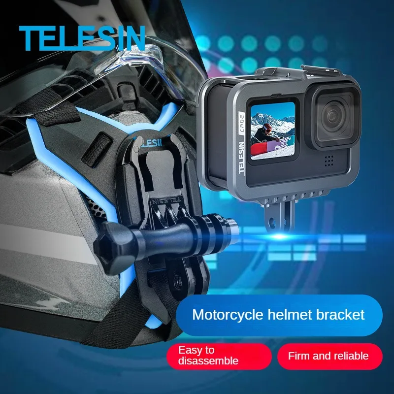 

TELESIN Motorcycle Helmet Chin Fixed Bracket - The Ultimate Small Ant Spo Solution for Enhanced Safety and Convenience