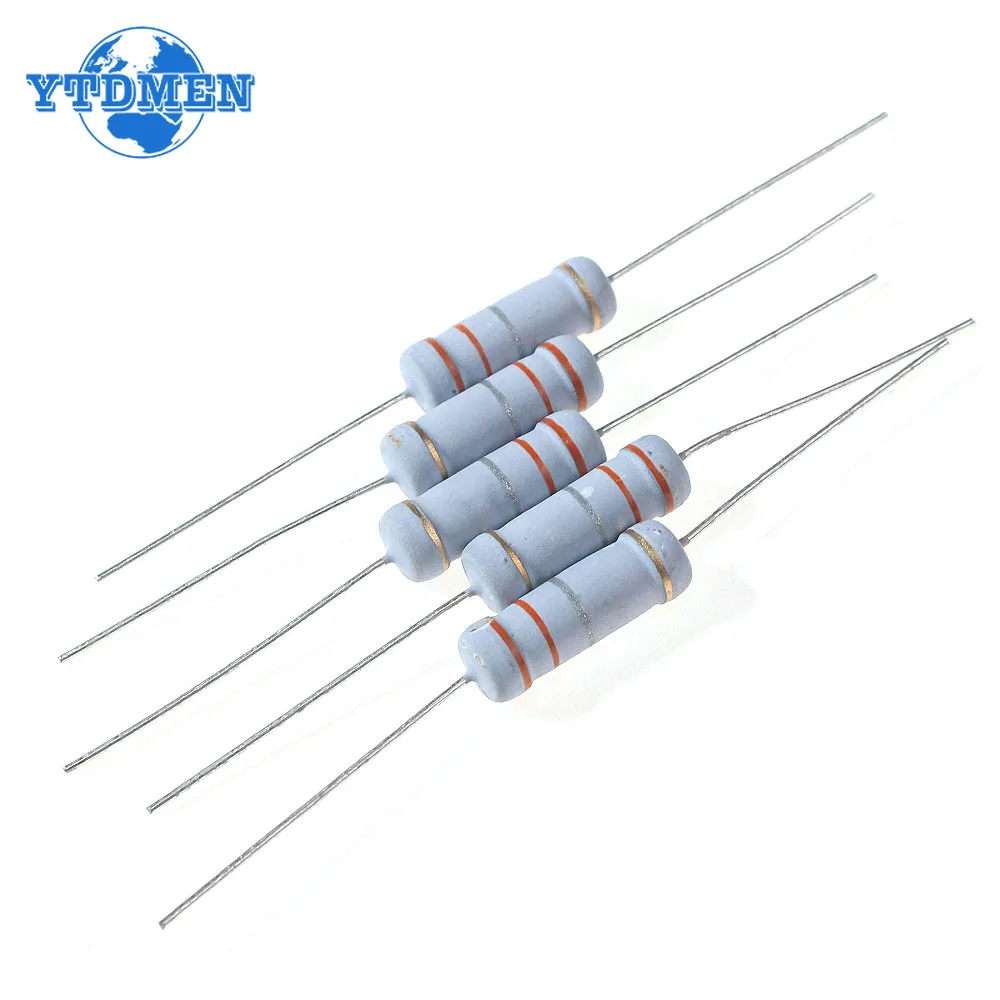 150PCS/Set 3W Carbon film resistor kit 0.1R ~ 750R resistencias Assorted Pack Kit Set 5% electronica 10 ohm 15 ohm 20 ohm 27 ohm