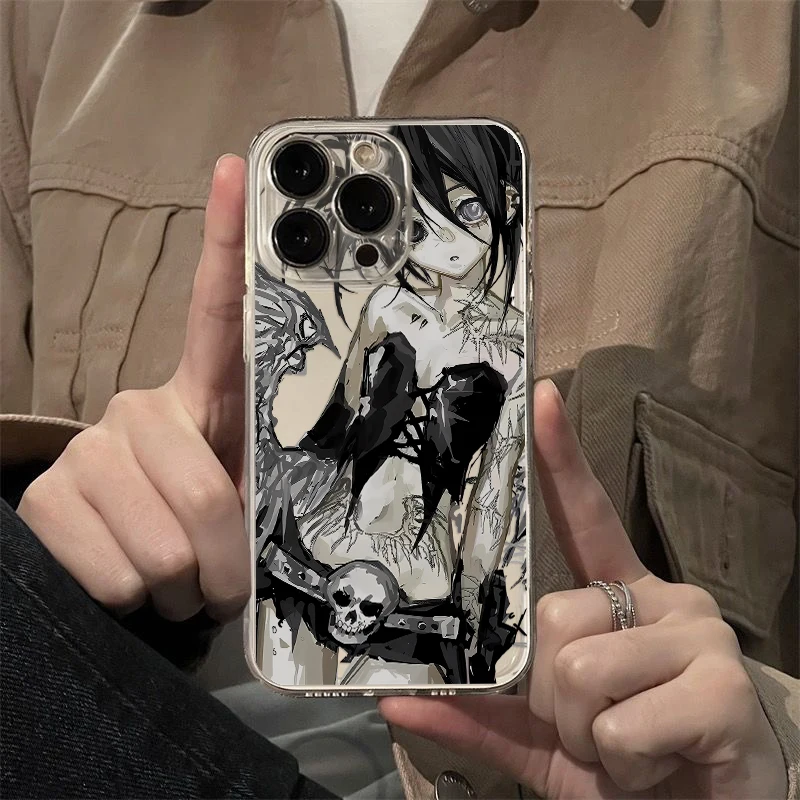 Trendy Y2K Girl Clear Soft TPU Phone Case