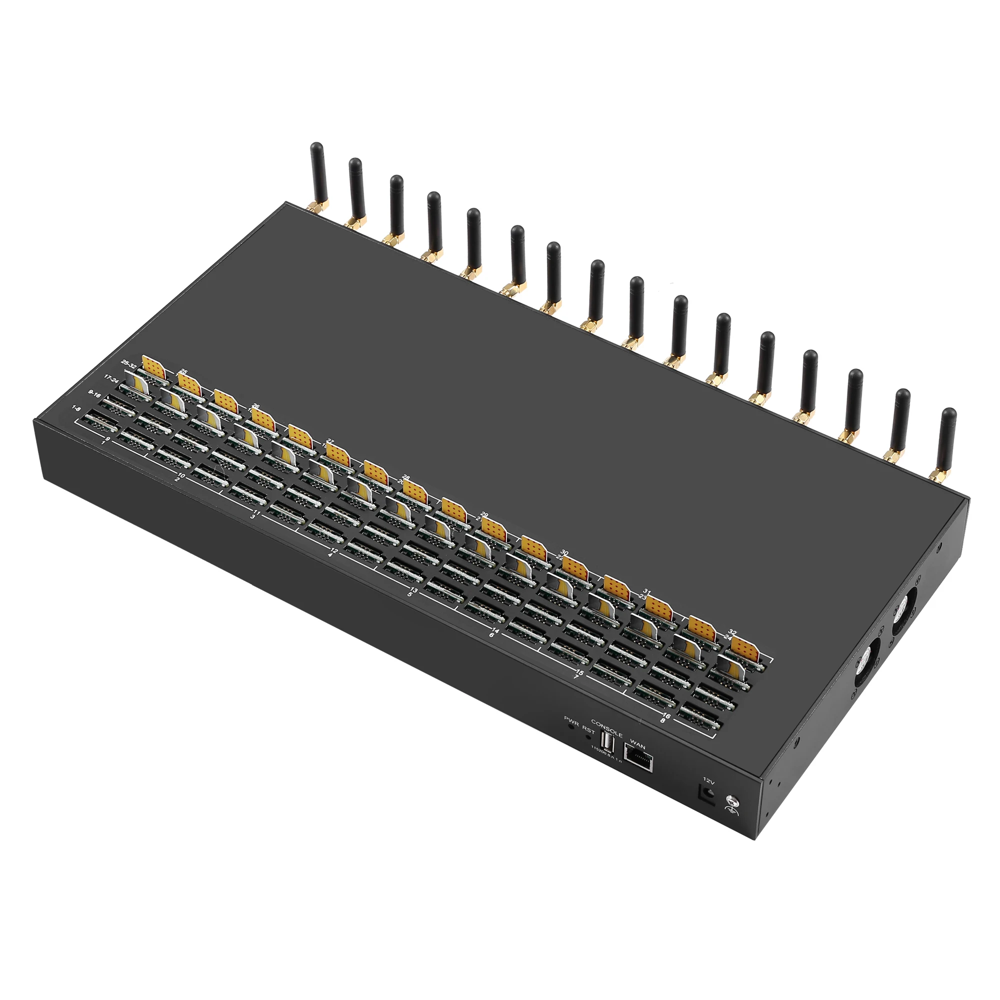 

Factory 16 Ports and 128 Sim Slots SMS Modem 4G SMS Gateway with Web Management System