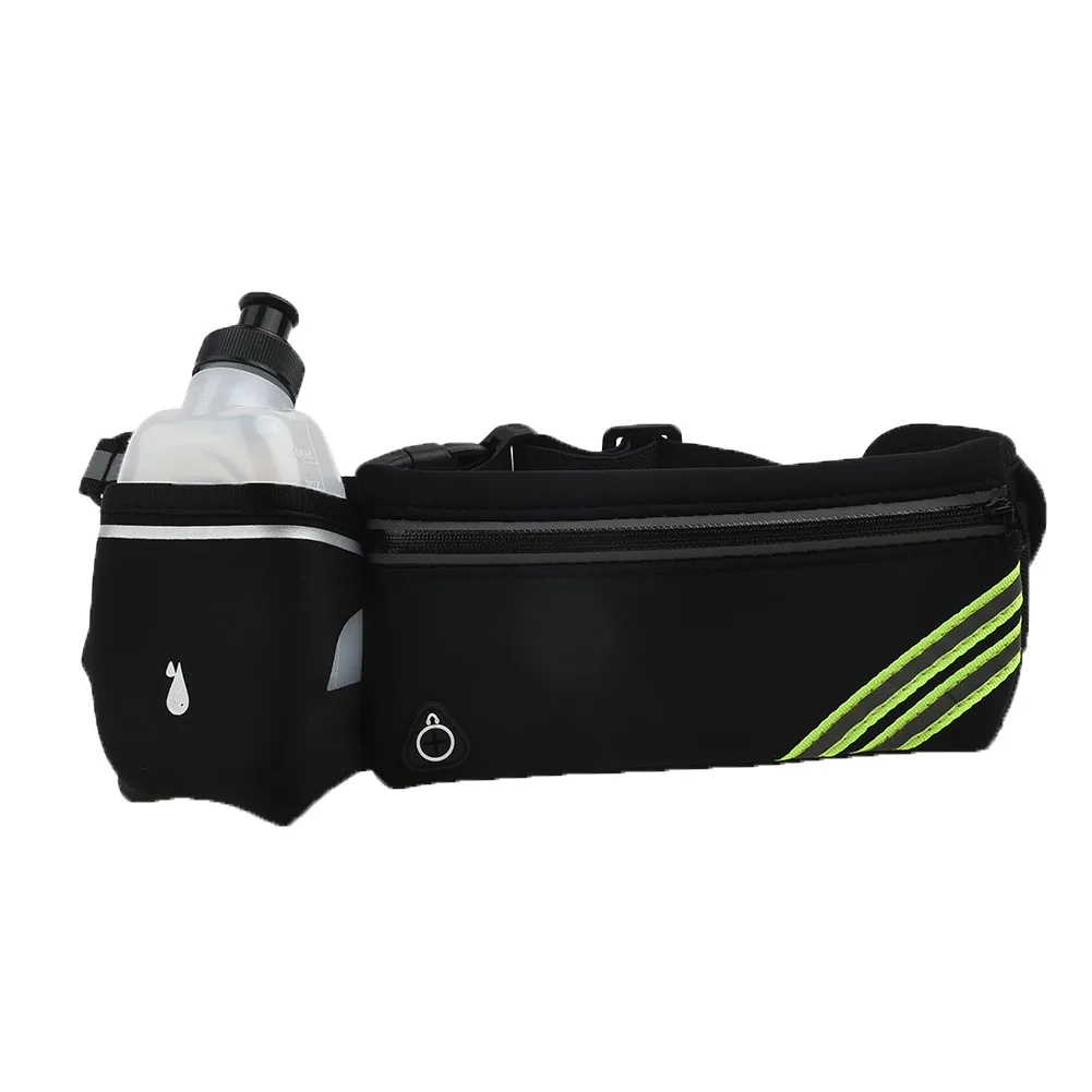 Running Waist Bag Waist Bag Running Belt Men Women Waist Bag Hydration Running Belt Fanny Waist Pack Sports Marathon Running Outdoor Riding Fitness With Water Bottles