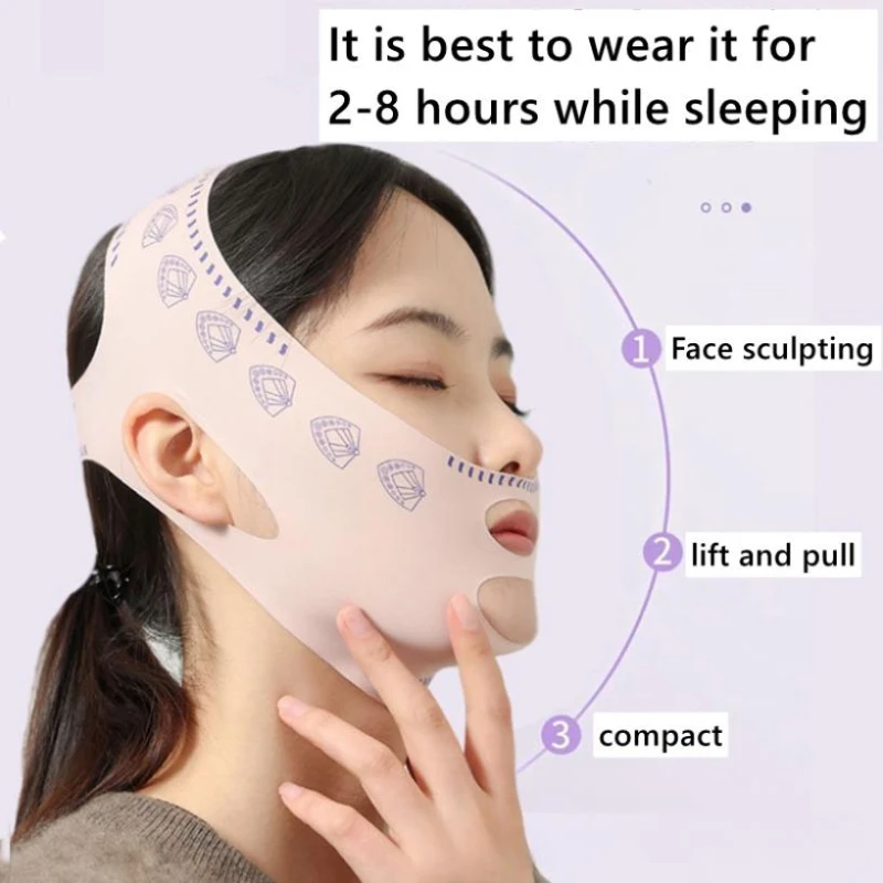 Women's Face Firming Skin Slimming Mask Full Package Pulling Mask