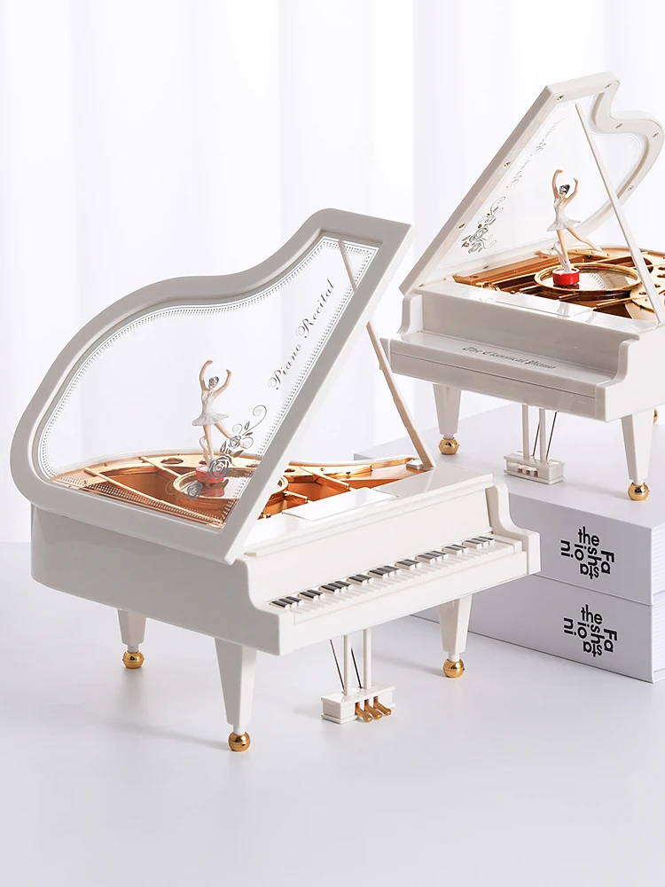 

Creative desktop decorations and ornaments for Nordic retro piano music box bocal miel de mariage frasquitos de vidrio 유리공병