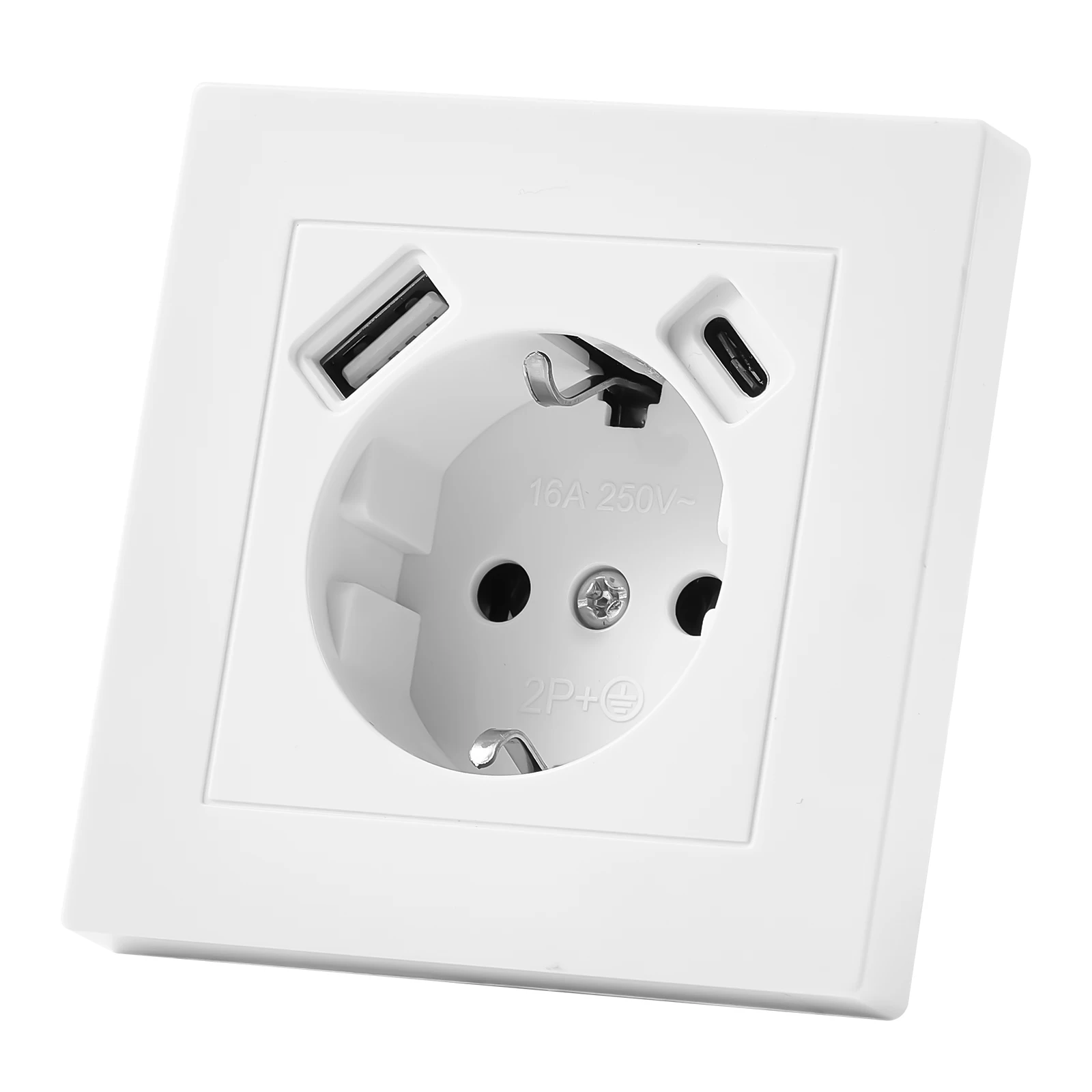 

Type C USB Wall Socket charger Free shipping A C USB Port 5V 2A usb wall outlet high quality white color