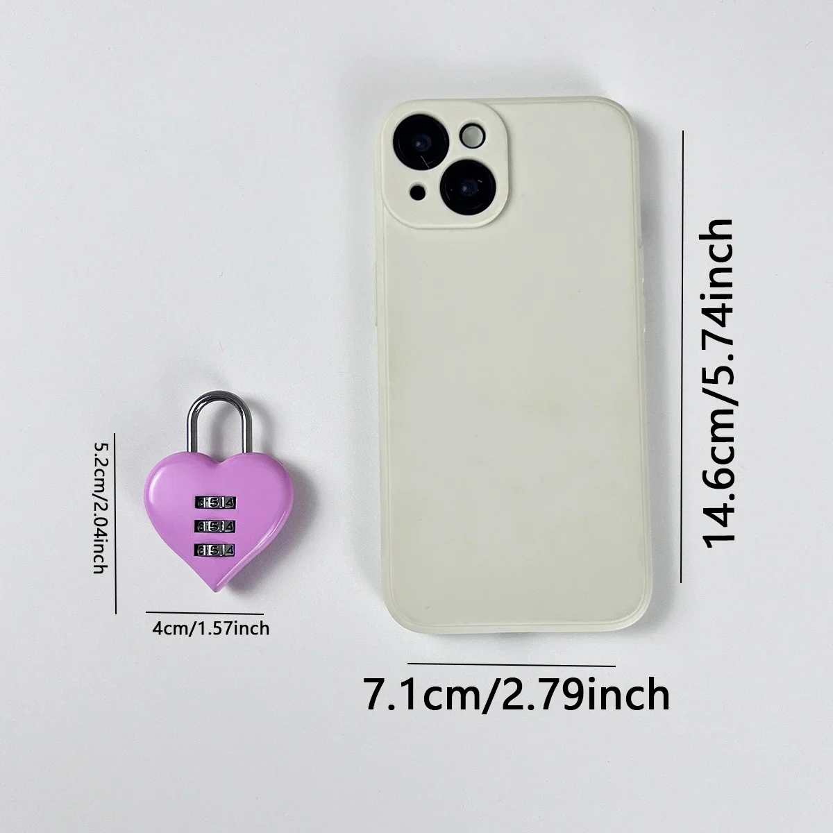 Love Lock Heart-shaped Combination Lock
