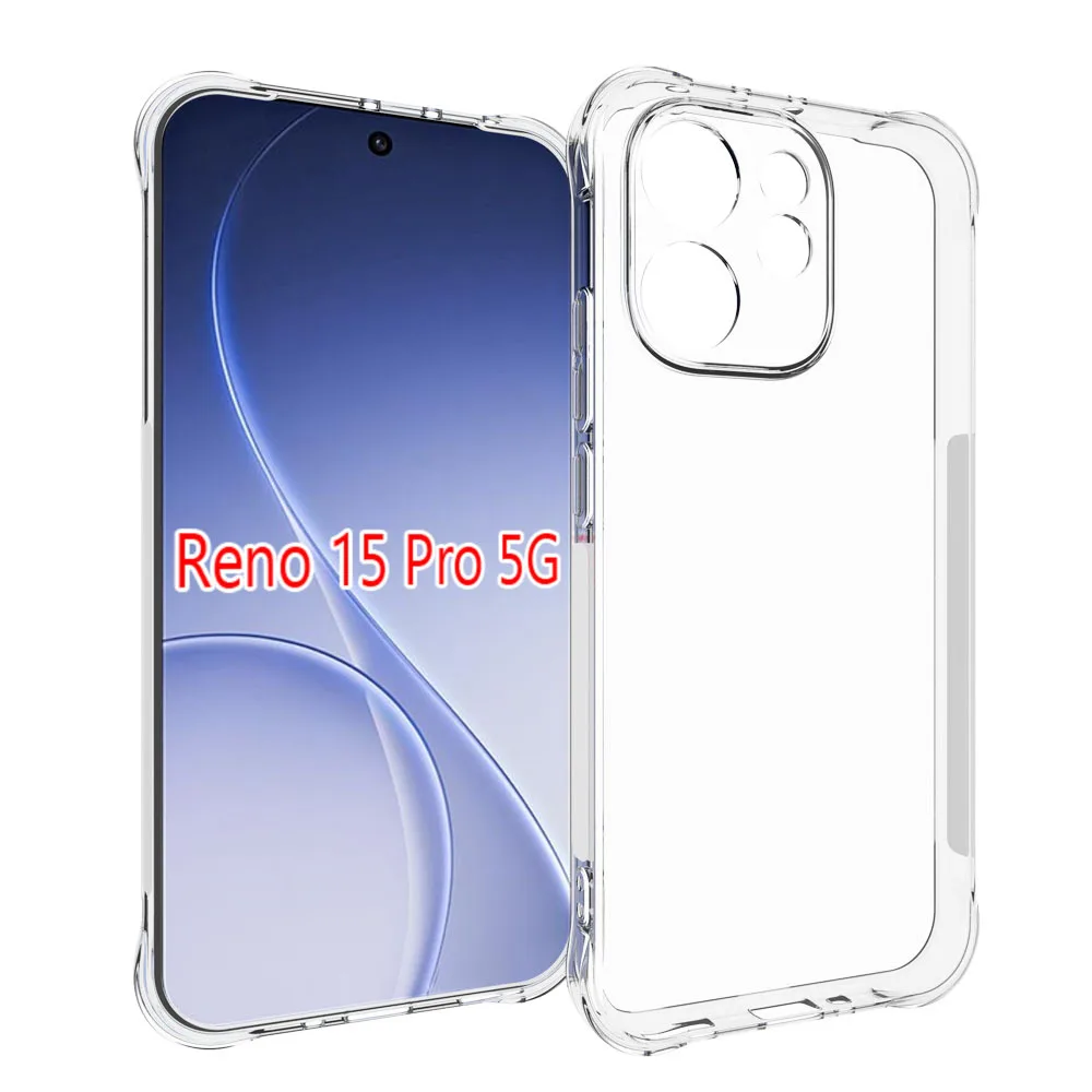 Durable Anti-Shock Transparent Gel Phone Case - HD Clear TPU Soft Cover
