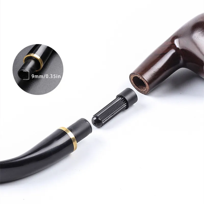 5pcs/Lot Smoking Pipe 9mm Filter Circulating Element Heat Dissipating Smoking Oil Tobacco Pipe Filters Accessories 2