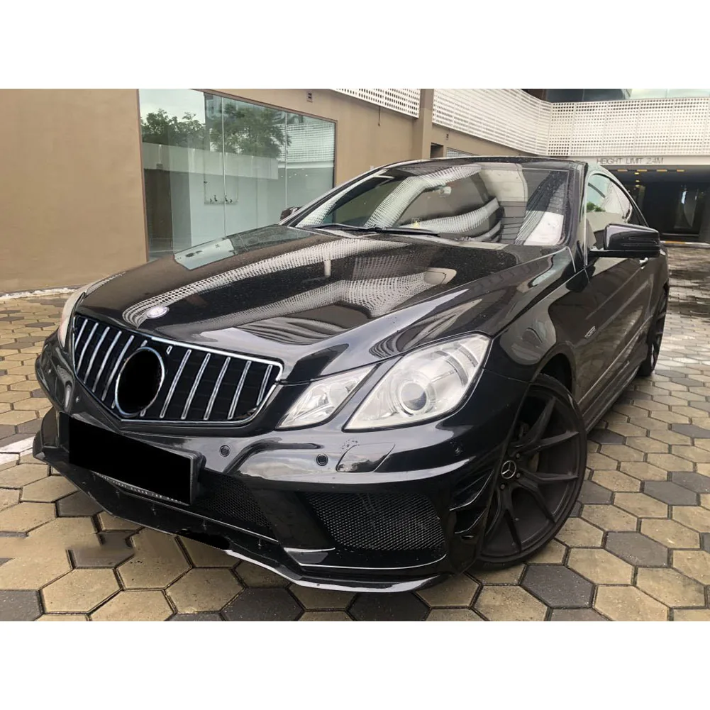 메르세데스-벤츠 E-쿠페 W207 C207 E350 E400 2009-2013용 크롬 블랙 GT 프론트 그릴