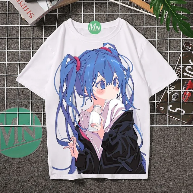 Camiseta Full 3d Anime Mangá Desenho Animado - Preto