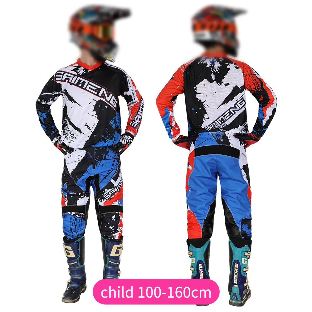 

Комплект одежды для мотокросса детский, трикотажные брюки, комплект одежды для езды по бездорожью, для горных велосипедов, 5, 6, 7, 8, 9, 10, 11, 12, 13, 14, 15 лет