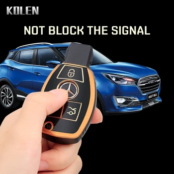 TPU Car Key Case Cover Shell per Mercedes Benz W204 W205 W206 W212 W213 W221 W222 W223 W463 A C E classe S GLA GLE GLC GLK GLS - TPU Car Key Case Cover Shell per Mercedes Benz W204 W205 W206 W212 W213 W221
