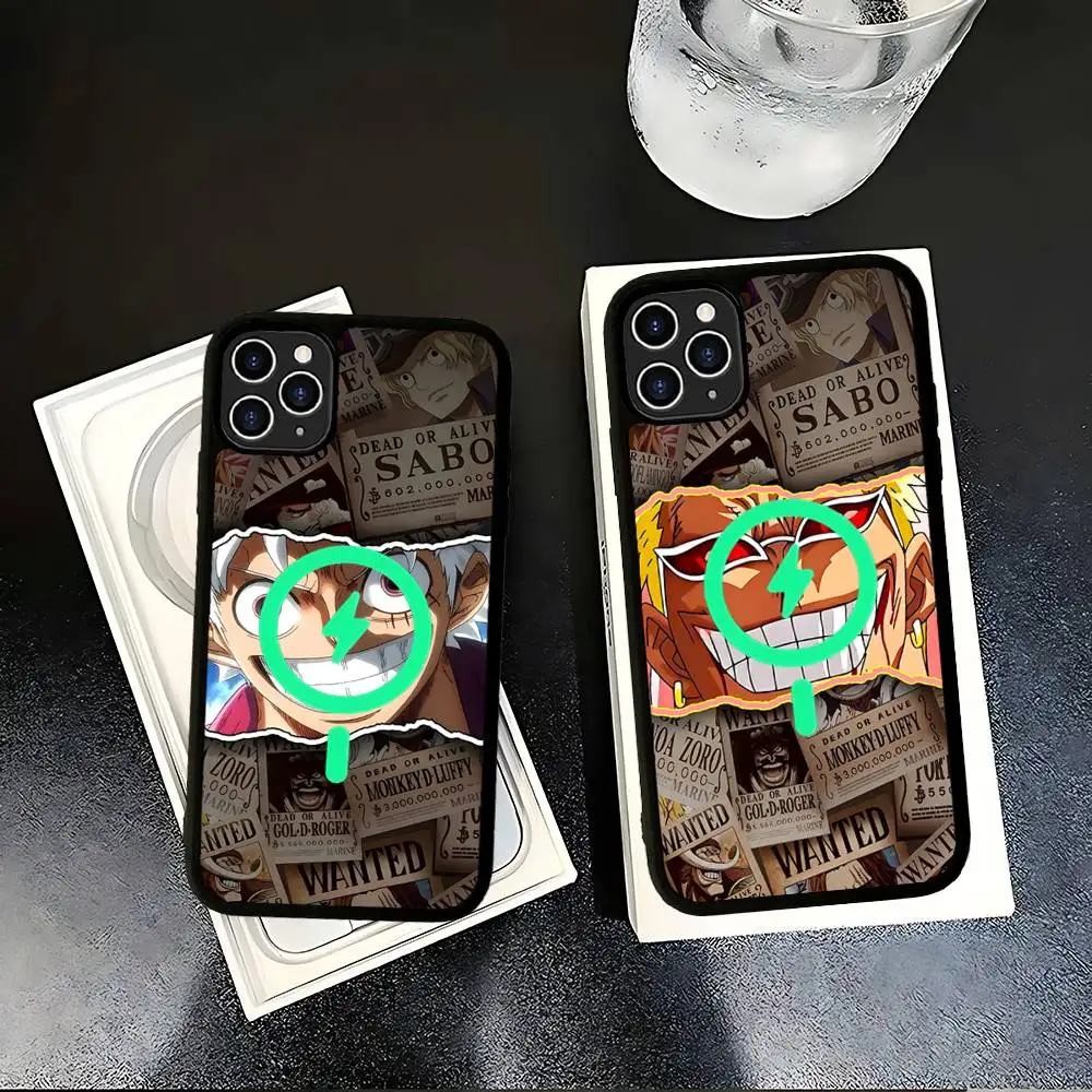 Anime O-One Pieces Phone Case with Magsafe Magnetic Shell
