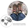 12 Pcs Shoe Hook Buckle Shoelace Alloy Durable Climbing Boots Supplies Repair Boot Eyelet Home Storage ganization Shoe Hanger 6