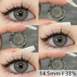 Vibrant Yearly Colored Contact Lenses - Natural Fashion Red & Blue (ESTONIA - GRAY)
