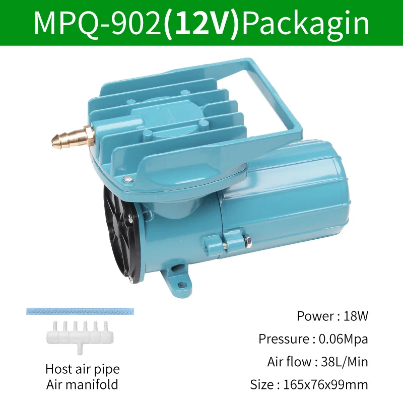 

High Quality DC Air Compressor Pump Aerator 18w 12V Oxygen Air Pump For Car Mounted Air Pump Battery RISSEE MPQ-902 Magnet Pump