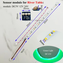 Smart Touch Sensor Switch Module with LED Strip - 12V (1 Module green)